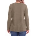 thumbnail image 4 of MOSHU 3 Pack T Shirts for Women Crew Neck Plus Size Women Shirts Long Sleeve Tees Casual Basic Fall Tops, 4 of 9