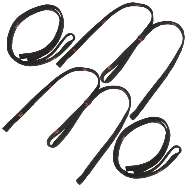 ADDHAT 4Ud Sujetadores Negros Para Gafas Con Correa Y Material Antidesgaste Para Deportes