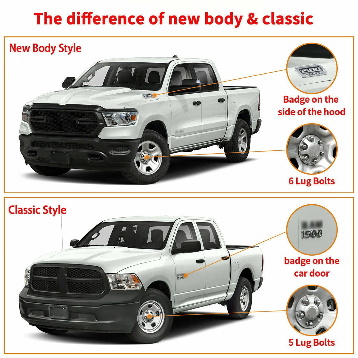 RVNI 6 in Style Running Board Side Steps for 2020-2024 2023 toyota