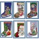 thumbnail image 2 of Kit de punto de cruz estampado de serie de medias de Navidad, patrón de dibujos animados, 14CT, 11CT, juego de artesanía de bordado, regalo de costura, 2 of 4