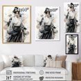 thumbnail image 4 of Designart "Asian Art Stylish Illustration I" Asian Floater Framed Canvas Print, 4 of 7
