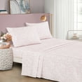 thumbnail image 2 of Floral Queen Comforter with Sheets Set - 7-Piece Beige Bed in a Bag, 2 of 7