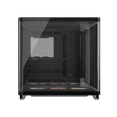 thumbnail image 3 of Corsair AIR 5400 RS-R ARGB Triple Chamber Mid-Tower PC Case-Black with 3x RS-R 120mm reverse PWM ARGB fans Pre-installed, BTF Back Plug Motherboard Design, 3 of 12