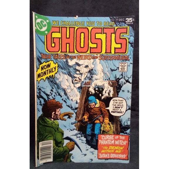 Pre-Owned Ghosts #59 1977 DC Comics Comic Book