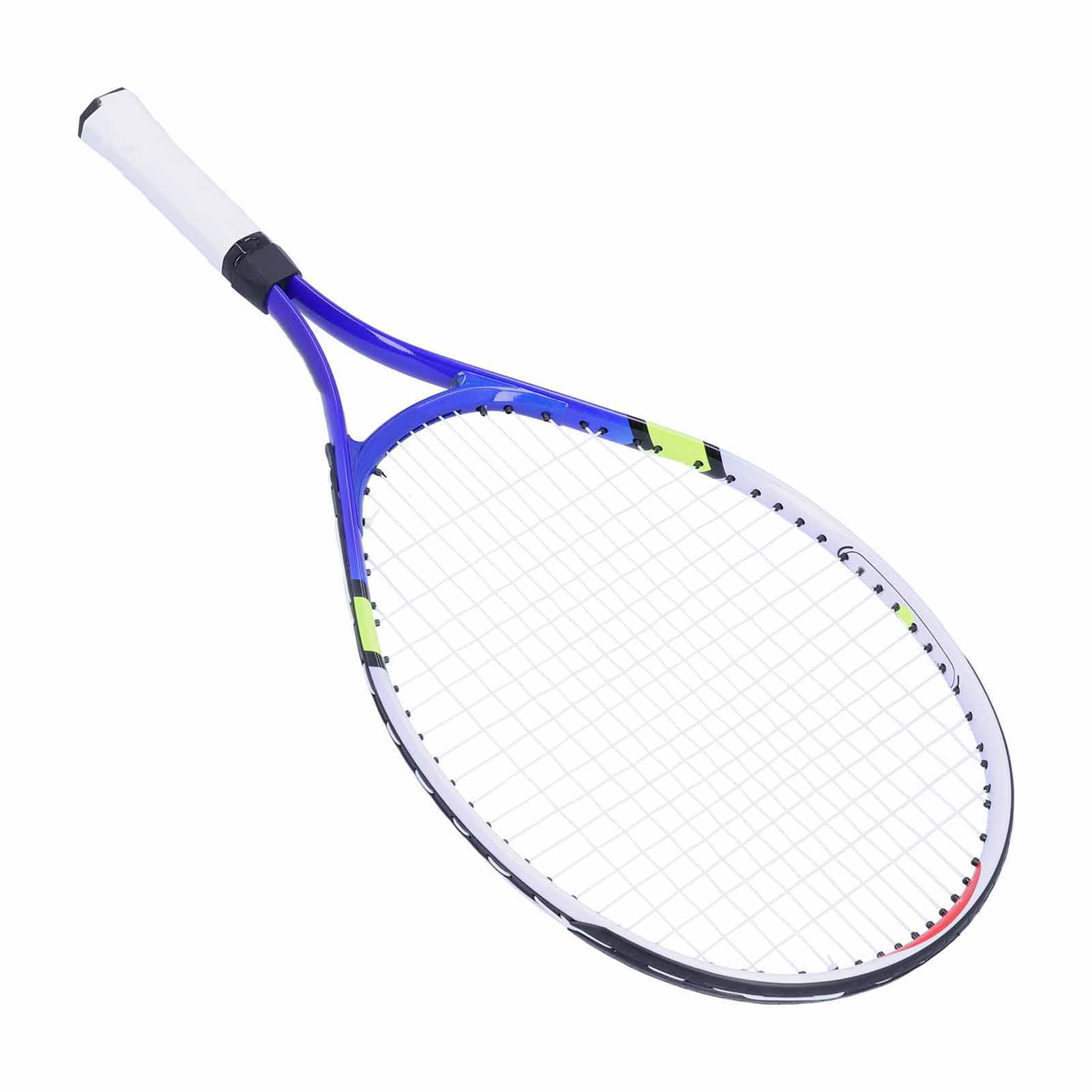 Rupoun Regail Teenage Tennis Racket Aluminium Alloy Frame Kids Tennis Racquet Set for Training - Blue. Lightweight & Durable (23 inches / 58.4 cm) for Youth Beginners.