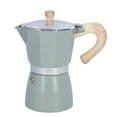 thumbnail image 1 of Coffee Pot, Aluminum Alloy 6 Cups Moka Coffee Maker Stovetop Moka Pot Coffee Kettle for Home or Office, Heats on Cooker or Stove, 1 of 8