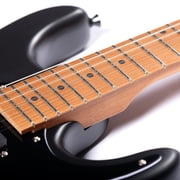 Modern-GST Electric Solid Body Guitar 6 Strings Ebony