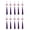 Dark Purple, variant on 7829 26cm Long Icy Polyester Butterfly Tassels Fringe Decoration for Bags and Keychain