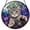A, variant on Acrylic Jigsaw Puzzle Sun Catcher, Cats and Flowers Design Stained Glass Window Hanging, Garden and Porch Decor, Rainbow Maker Window Art, Gift for Mom and Flower Lovers，C