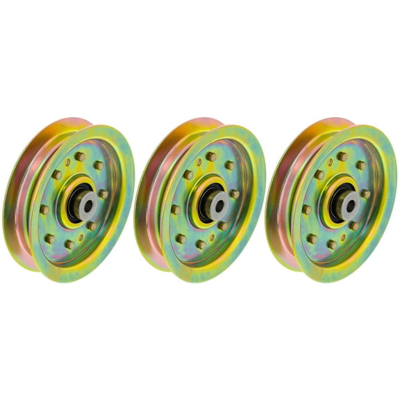 8TEN Flat Idler Pulley for MTD Cub Cadet RZT 50 756-04129B 3 Pack 810-CID2226L