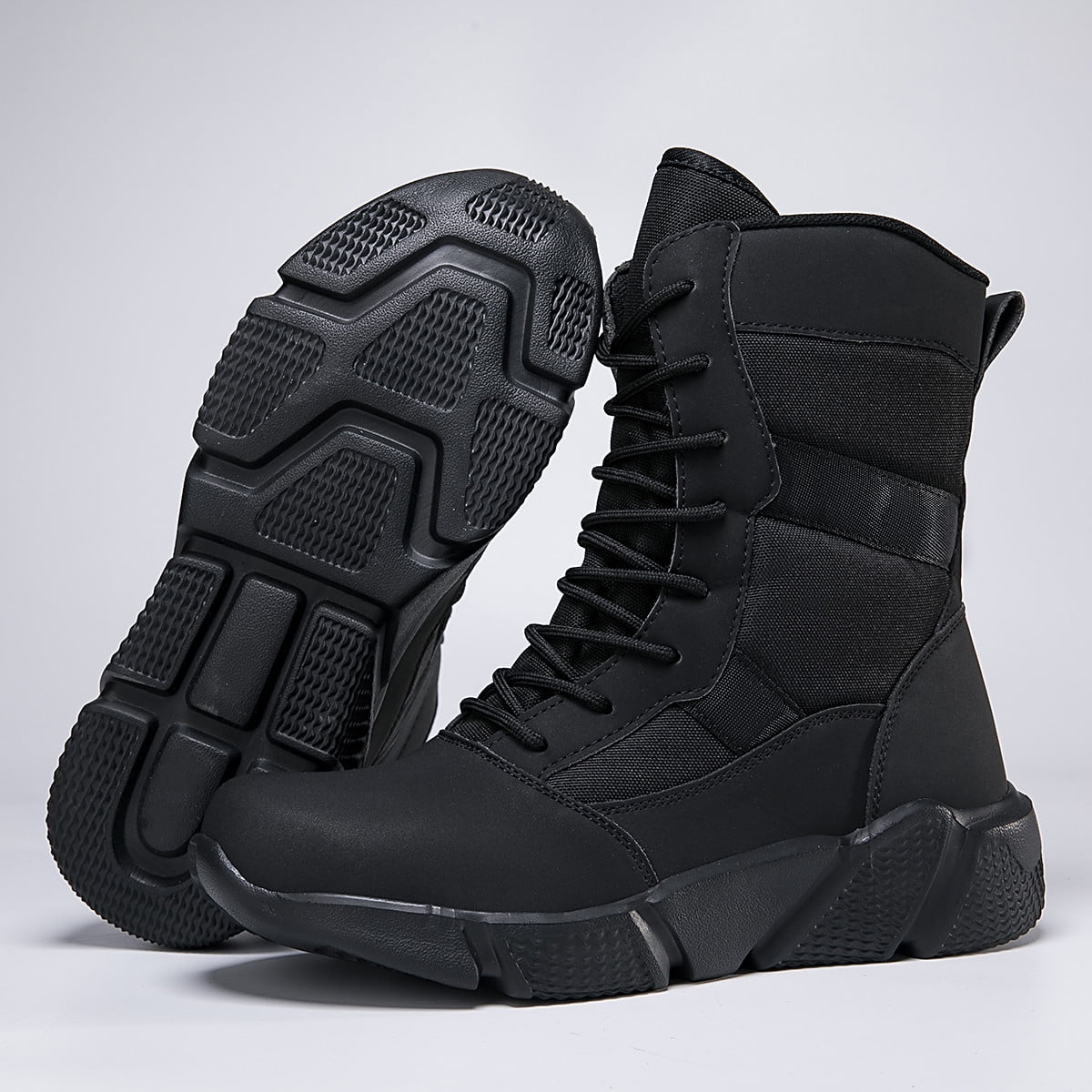 VOVORY Fashion Mens Dress Boots Lightweight EVA Outsole Male Hiking Boots Women Outdoor Casual Walking Shoes