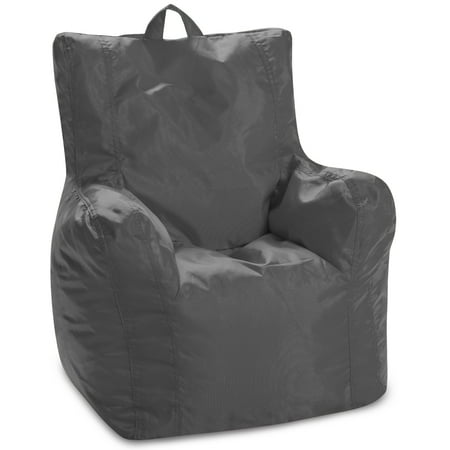 UPC: 0810073460744 | Posh Creations Pasadena Bean Bag Chair  Kids  1.8 ft  Charcoal Gray