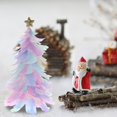 thumbnail image 2 of Sunjoy Tech Christmas Tree Tabletop Decoration Feather Handcrafted Tree Figurine with Star Topper Holiday Home Centerpiece for Christmas New Year Party, 2 of 6