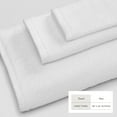 thumbnail image 4 of Great Bay Home Quick Dry Loop Textured 6-Pack Hand Towel Set, 26" x 16", Optic White, 4 of 6