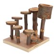 thumbnail image 1 of Pet Step Toy, Stable Hamster Ladder, Pet Supplies Applewood For Hamster Small Pets Column Model, 1 of 8