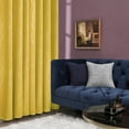 thumbnail image 6 of Deconovo Silver Printed Blackout Curtains - 2 Panels, Wave Dots Pattern, Grommet Top, 52"x108", Thermal Insulated Drapes for Bedroom & Living Room, Mellow Yellow, 6 of 7