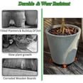 thumbnail image 4 of Flower Pots Planters Raiser Pot Plastic Triangle Toe Small Invisible Pots for Garden Plants, Indoor Outdoor Gardening Plant, 4 of 5