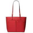 thumbnail image 5 of Michael Kors Women’s Jet Set Travel Medium Double Pocket Tote Bag, Bright Red, 5 of 8
