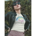 thumbnail image 2 of Merry Rainbow T-Shirt Women -June Erica Vess Designs, Female XX-Large, 2 of 4