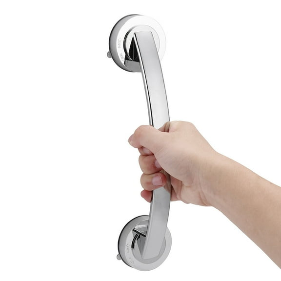 Uscallm under $5 1Pcs Suction Cup Bath Handrail, Suction Cup Shower Grab Bar Handle, Bathroom Safety Rail for Tub Toilet, Non-Slip Bath Handrail, Temporary Mobility Aid