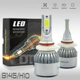 thumbnail image 2 of H10 All in One 100W 10000LM CREE LED Headlight DRL Kit Fog Lamp Kit Light Bulbs White  (H10, White), 2 of 9