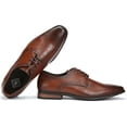 thumbnail image 2 of Gallery Seven Punctured Leather Oxford Dress Shoes for Men, 2 of 6