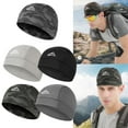 thumbnail image 3 of CENL 2pc Quick Dry Cycling Cap Motorcycle Helmet Liner Summer Riding Anti-sweat Hat, 3 of 7