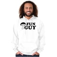 thumbnail image 5 of Fun Guy Fungi Mushroom Nerdy Geeky Hoodie Hooded Sweatshirt Men Brisco Brands S, 5 of 6