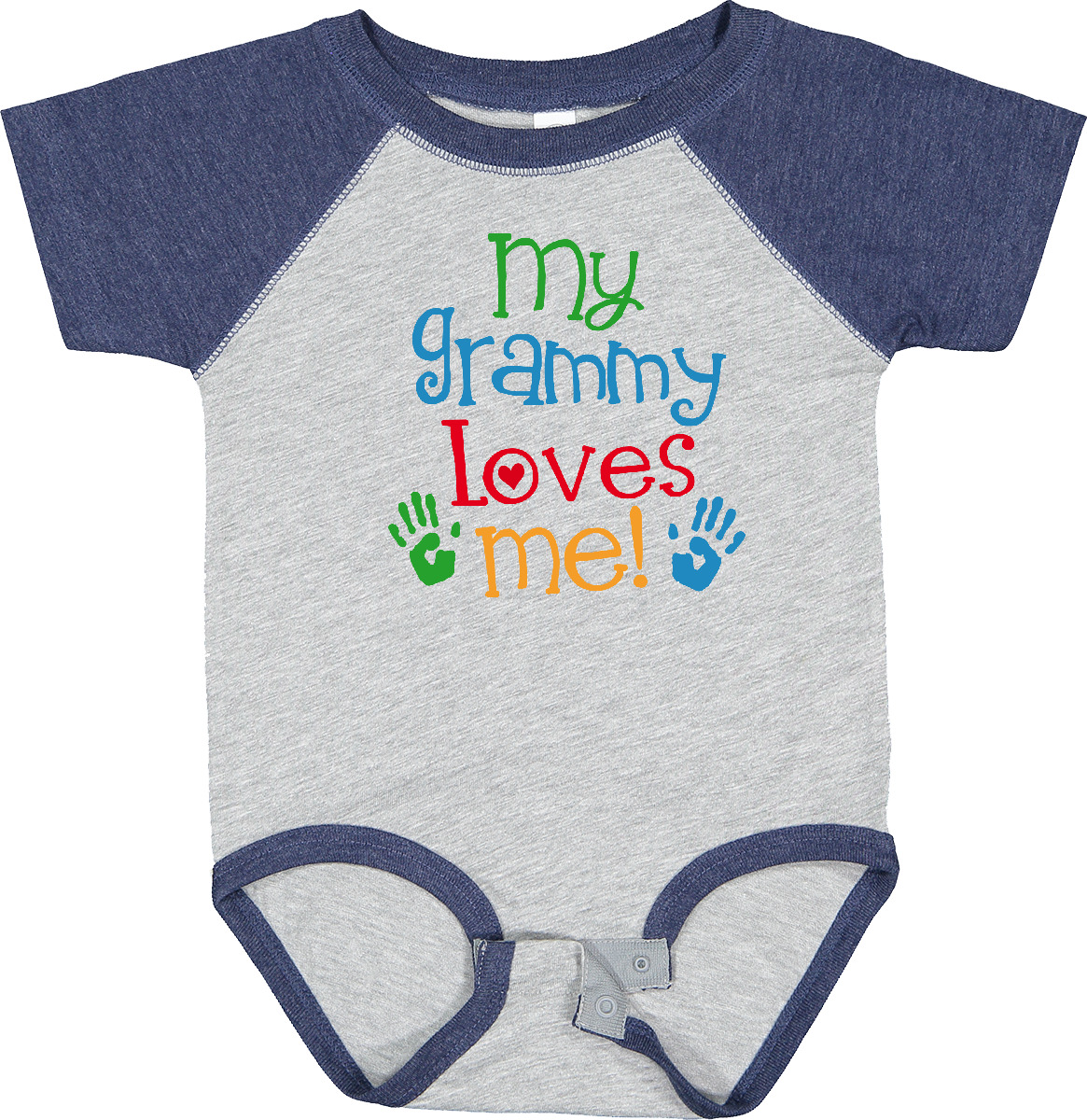 Inktastic My Grammy Loves Me Boys or Girls Baby Bodysuit