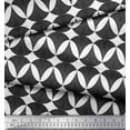 thumbnail image 3 of Soimoi White Velvet Fabric Scales Geometric Decor Fabric Printed Yard 58 Inch Wide, 3 of 3
