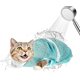 thumbnail image 2 of Red de lavado desmontable y ajustable para gatos grandes y pequeños, multifuncional, transpirable, resistente a mordeduras, resistente a arañazos, para limpiar orejas (azul lago) ER, 2 of 5