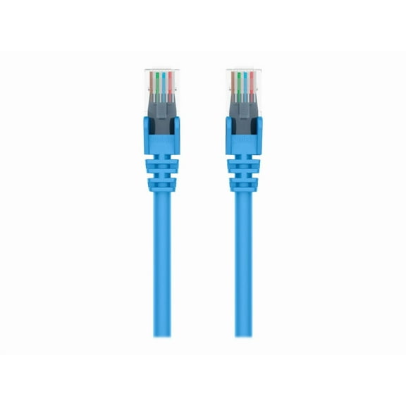 Belkin 20ft CAT6 Ethernet Patch Cable Snagless, RJ45, M/M, Blue - Patch cable - RJ-45 (M) to RJ-45 (M) - 20 ft - UTP - CAT 6 - molded, snagless - blue - for Omniview SMB 1x16, SMB 1x8; OmniView SMB CAT5 KVM Switch