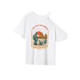 thumbnail image 3 of Camiseta para mujer jinwen recuerdo transpirable suave camiseta básica para viaje camping oficina L, 3 of 7