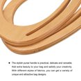 thumbnail image 5 of Uxcell 8.3" Wood Purse Handles D Shape Handbag Replacement for DIY Making, 4Pack Light Brown, 5 of 6