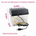 thumbnail image 4 of Creative mini shredder desktop USB electric A6 high security shredder cross-cut shredder mobile shredder small silent shredder easy to carry home offi, 4 of 5