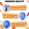 thumbnail image 3 of EcoNesxp 10 5 blue latex different sizes 18 12 dark blue balloon arch set, 3 of 5