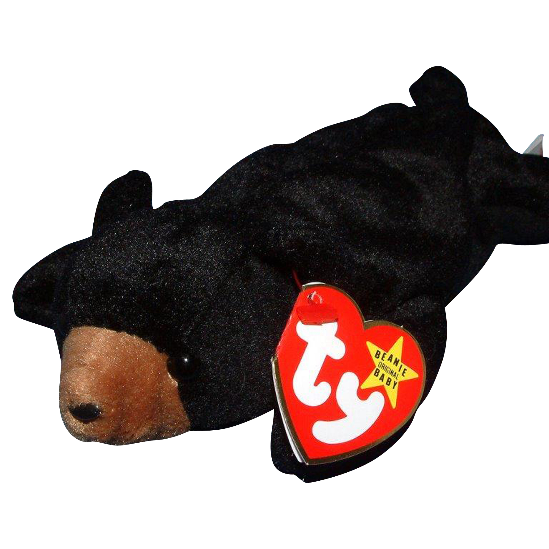 Ty Beanie Baby Blackie the Bear Stuffed Animal MWMT
