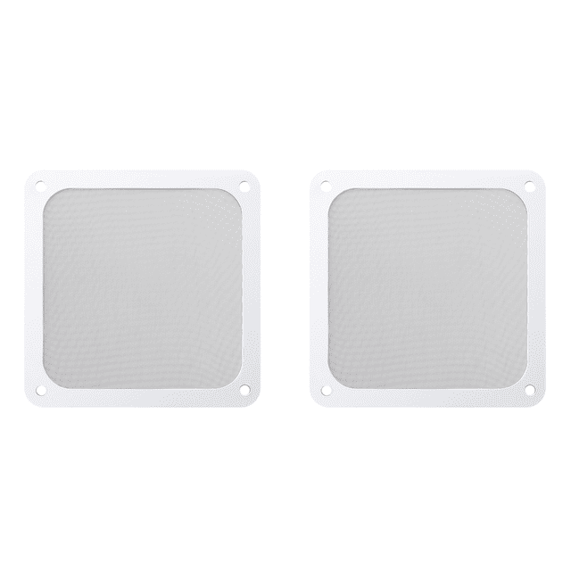 1-5PCS Soft Magnetic Frame Dust Filter PC Case Cooling Fan Nylon Dustproof Mesh Cover Net Guard Power Supply Anti-dust Net White 14cm 5pcs