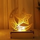 thumbnail image 4 of Ramadan Decor Lightings Moon Star Creative Chic Nightlights para Eid Al Fitr (B) Ehuebsd Libre de BPA, 4 of 8