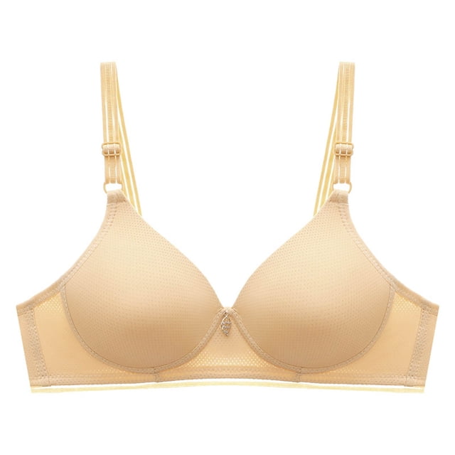 WILLBEST Brasier Mujer Sin Varilla Sujetador Con Aros Y Encaje Sexy Para Mujer, Con Copa Moldeadora Y Tirantes Ajustables En La Espalda, Talla Grande 444
