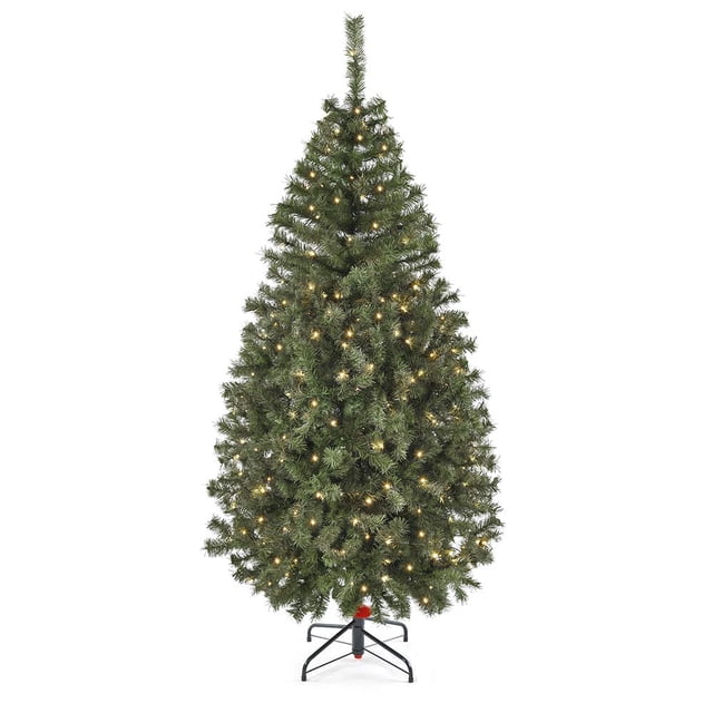 ARBOL DE NAVIDAD VERMONT VERDE C/260 LUCES LED CALIDA DE 190CM NAVIPLASTIC PINO ARTIFICIAL