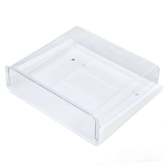 Boîte de Rangement à Tiroirs, Boîte de Rangement à Compartiments en Acrylique avec 3 Compartiments pour Maison et Bureau