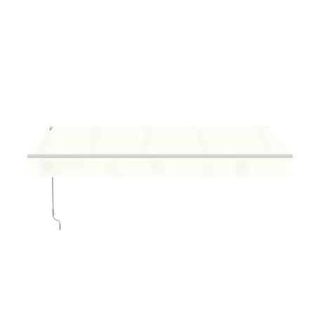 ALEKO 10 x 8 ft Motorized Retractable Patio Awning, Cloud