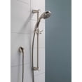 thumbnail image 2 of Delta Faucet 3-Spray Touch-Clean Wall-Mount Slide Bar Hand Held Shower with Hose, Stainless 57014-SS, 2 of 8