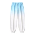thumbnail image 3 of StSilkitty Men's Sweatpants Gradient Color Elastic Waist Drawstring Joggers Pant with Pockets Lightweight Tapered Trousers, 3 of 5