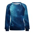 thumbnail image 7 of Sweatshirt For Womens Crewneck Galaxy Star Outer Space Hoodies Teen Girls Cute, 7 of 7