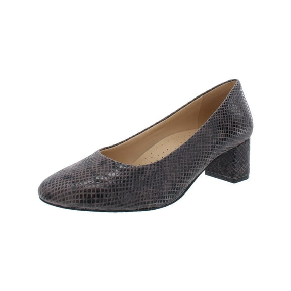 Trotters Womens Kari Leather Slip On Pointed Toe Heels