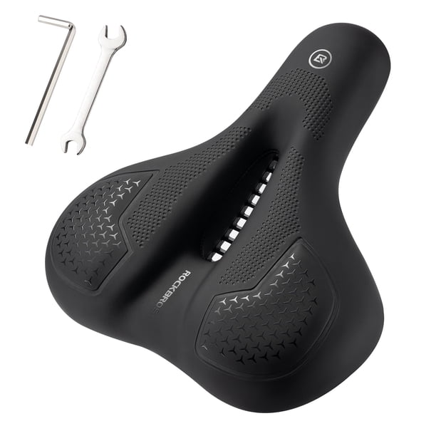 Asiento de bicicleta ROCKBROS Comfort de espuma viscoelástica de gel que absorbe los golpes