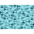thumbnail image 1 of Ahgly Company Machine Washable Indoor Rectangle Transitional Blue Ivy Blue Area Rugs, 8' x 10', 1 of 7