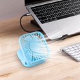 thumbnail image 1 of Ventilador personal, ventilador de mesa, mini dispositivo de refrigeración portátil, ventilador de collar, ventilador de mano para caminar, acampar, Azul, 1 of 8